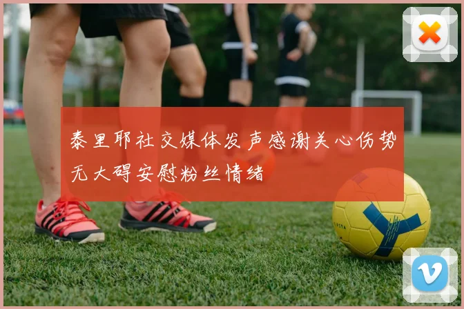 泰里耶社交媒体发声感谢关心伤势无大碍安慰粉丝情绪